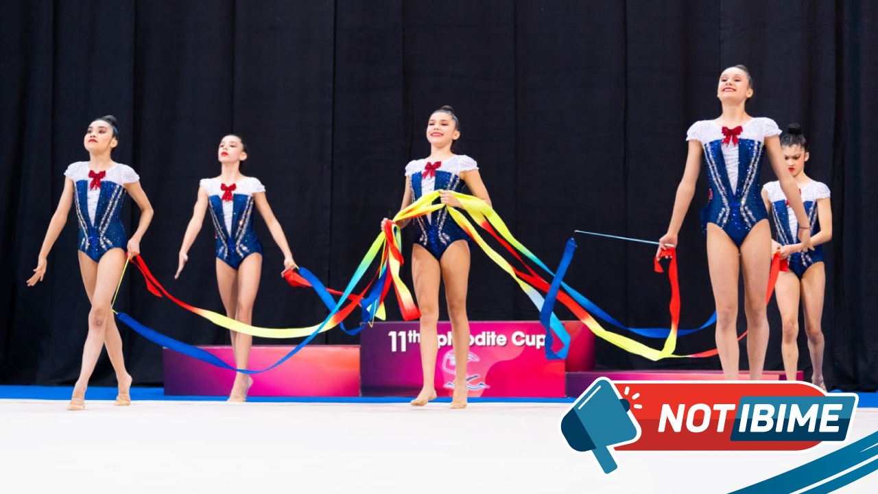 Ximena Gómez Muñoz conquista el primer lugar en campeonato internacional de Gimnasia Rítmica en Grecia.