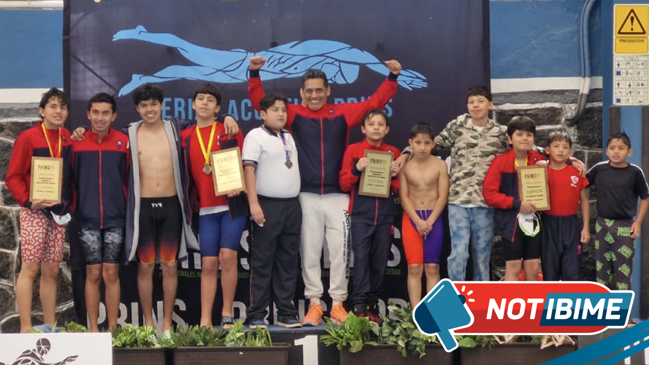 Selección de Natación IBIME conquista la 6ª etapa del Serial Acuático PRINS 2025–2026