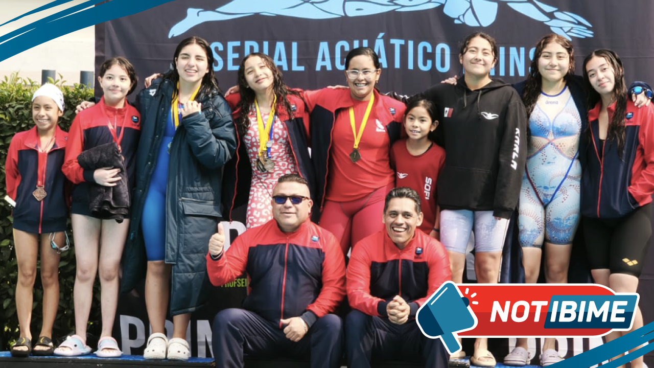 Selección de Natación IBIME conquista el primer lugar en el Certamen PRINS.