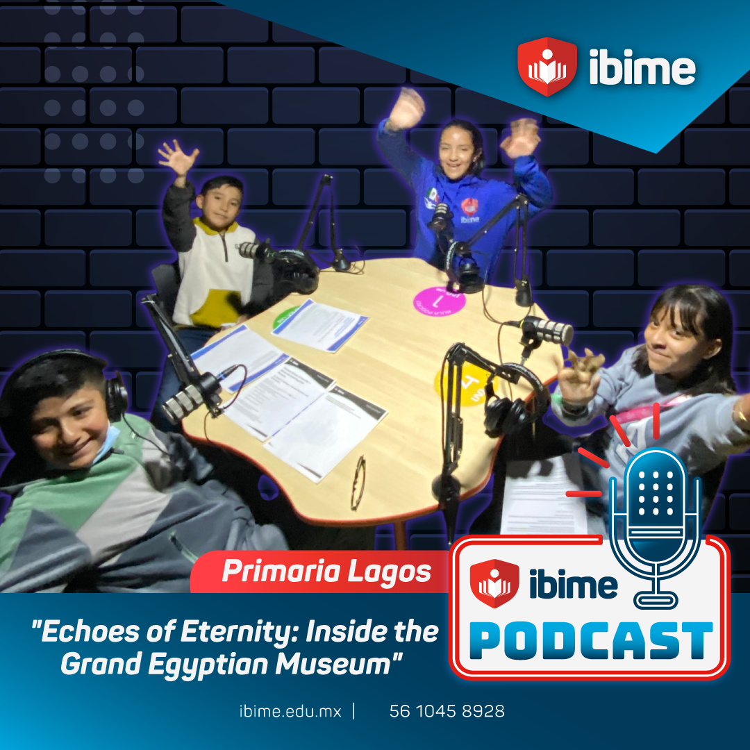Alumnos exploran el legado del Antiguo Egipto en nuevo episodio de podcast.