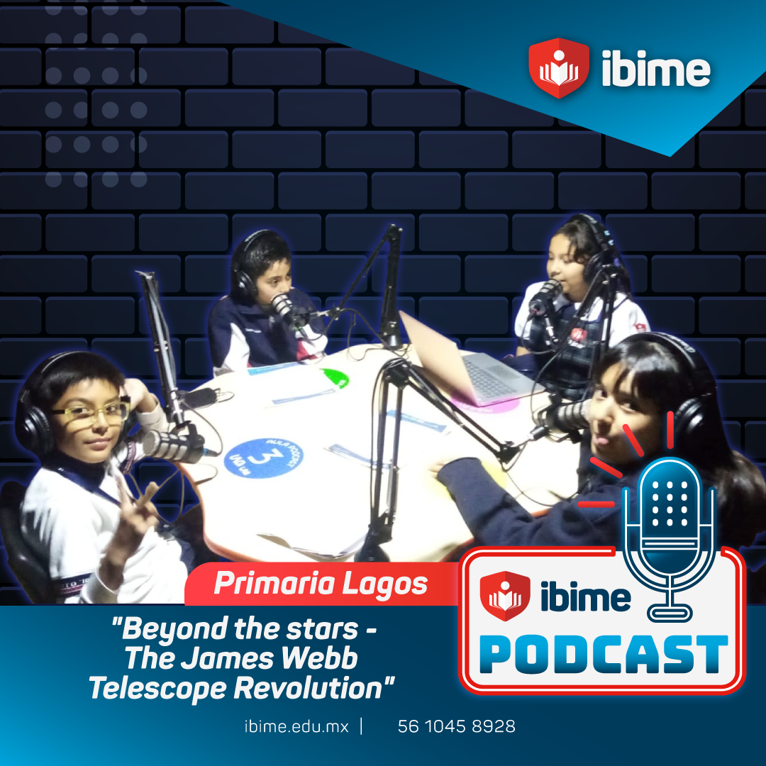 Alumnos exploran los descubrimientos del Telescopio Espacial James Webb en nuevo episodio de podcast.