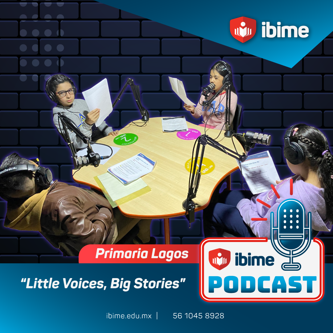 Alumnos de 5° grado dan vida a la literatura en un nuevo episodio de podcast.