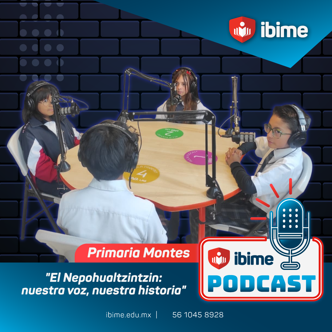 Alumnos de sexto grado descubren la historia y el legado del Nepohualtzintzin en nuevo episodio de podcast.